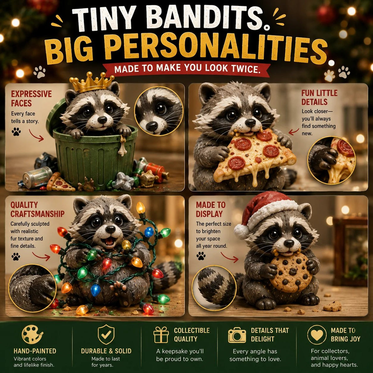 🦝 Backyard Bandits Advent Calendar – 24 Days of Tiny Trouble