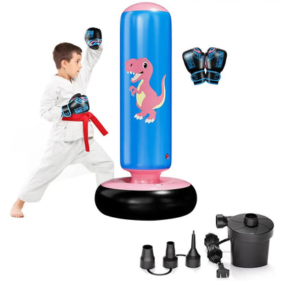 🎁Limited-Time Sale 49% OFF⏰️48 Inch Stable Inflatable Boxing Bag for 3-6 Kids