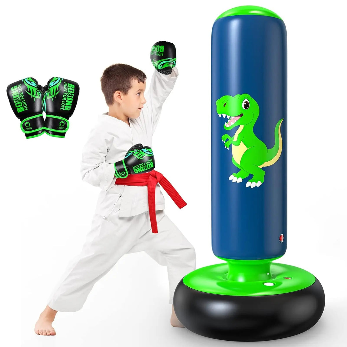 🎁Limited-Time Sale 49% OFF⏰️48 Inch Stable Inflatable Boxing Bag for 3-6 Kids