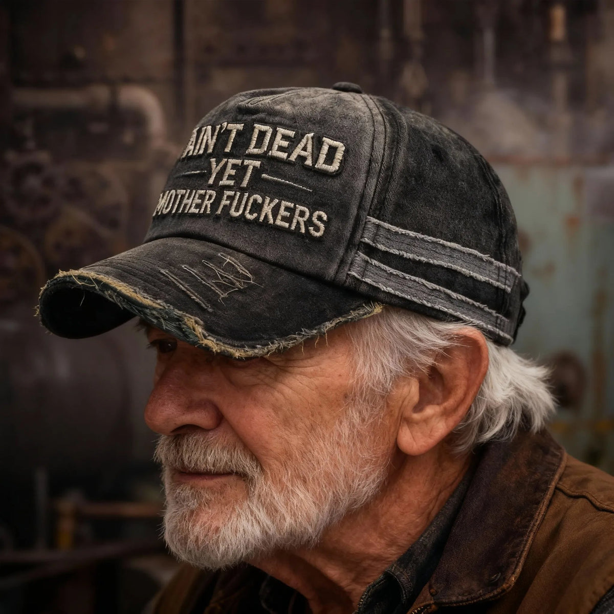 🎉Ain't Dead Yet Vintage Trucker Cap