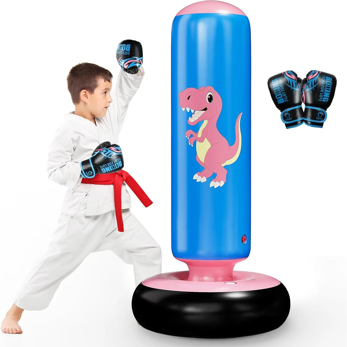 🎁Limited-Time Sale 49% OFF⏰️48 Inch Stable Inflatable Boxing Bag for 3-6 Kids