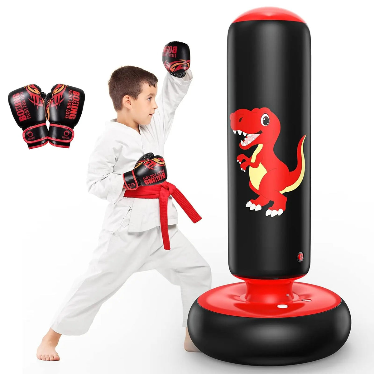 🎁Limited-Time Sale 49% OFF⏰️48 Inch Stable Inflatable Boxing Bag for 3-6 Kids