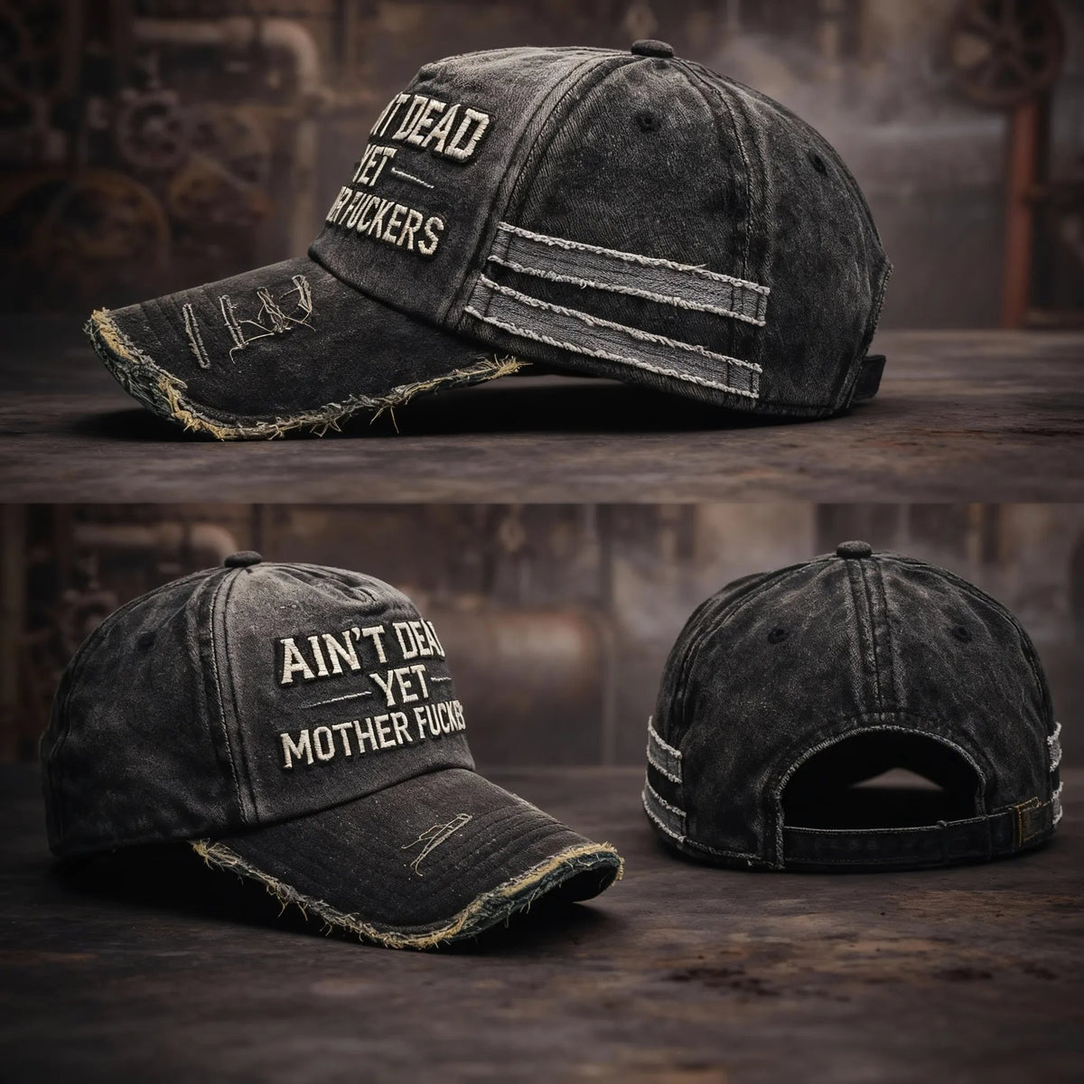 🎉Ain't Dead Yet Vintage Trucker Cap