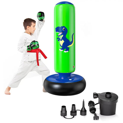 🎁Limited-Time Sale 49% OFF⏰️48 Inch Stable Inflatable Boxing Bag for 3-6 Kids